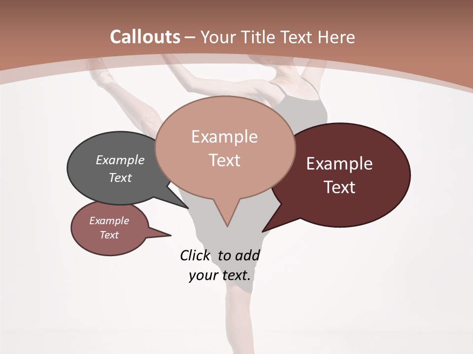 Performance Sensuality Pose PowerPoint Template