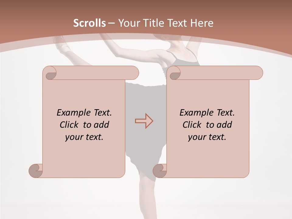 Performance Sensuality Pose PowerPoint Template