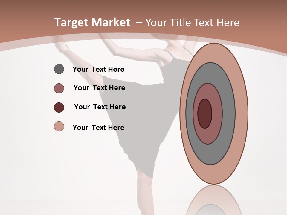 Performance Sensuality Pose PowerPoint Template