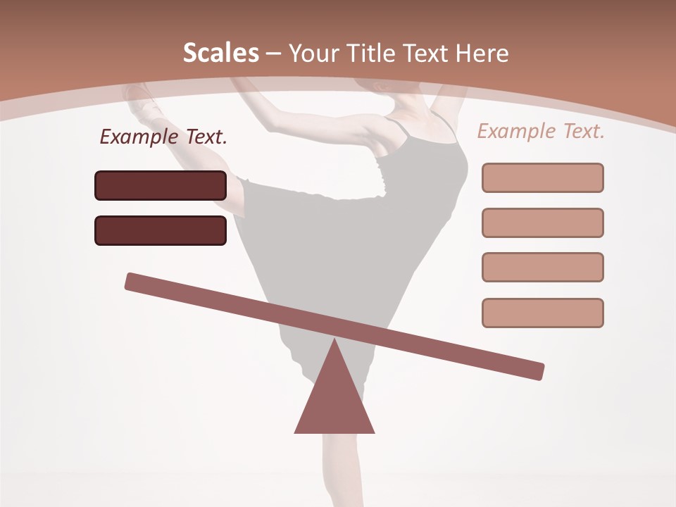 Performance Sensuality Pose PowerPoint Template