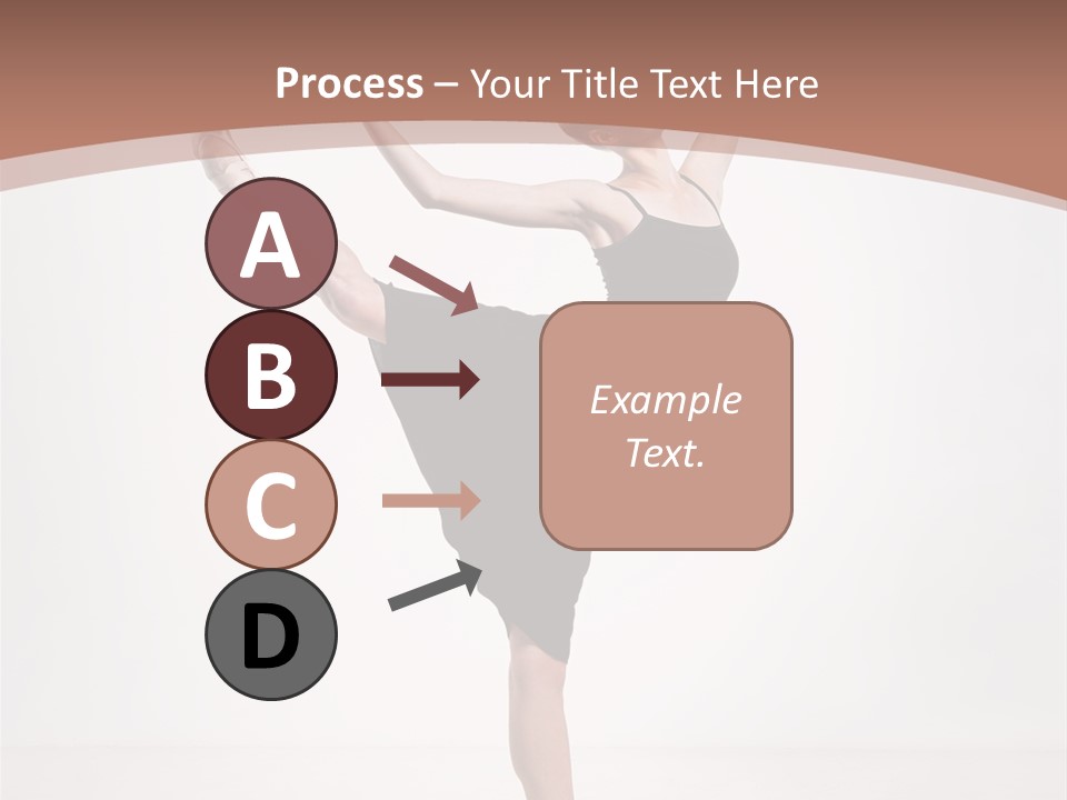 Performance Sensuality Pose PowerPoint Template