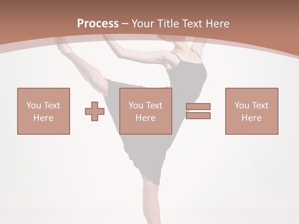 Performance Sensuality Pose PowerPoint Template