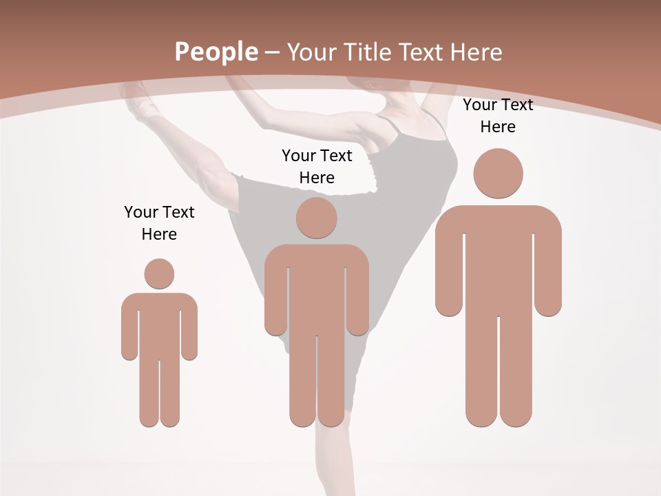 Performance Sensuality Pose PowerPoint Template