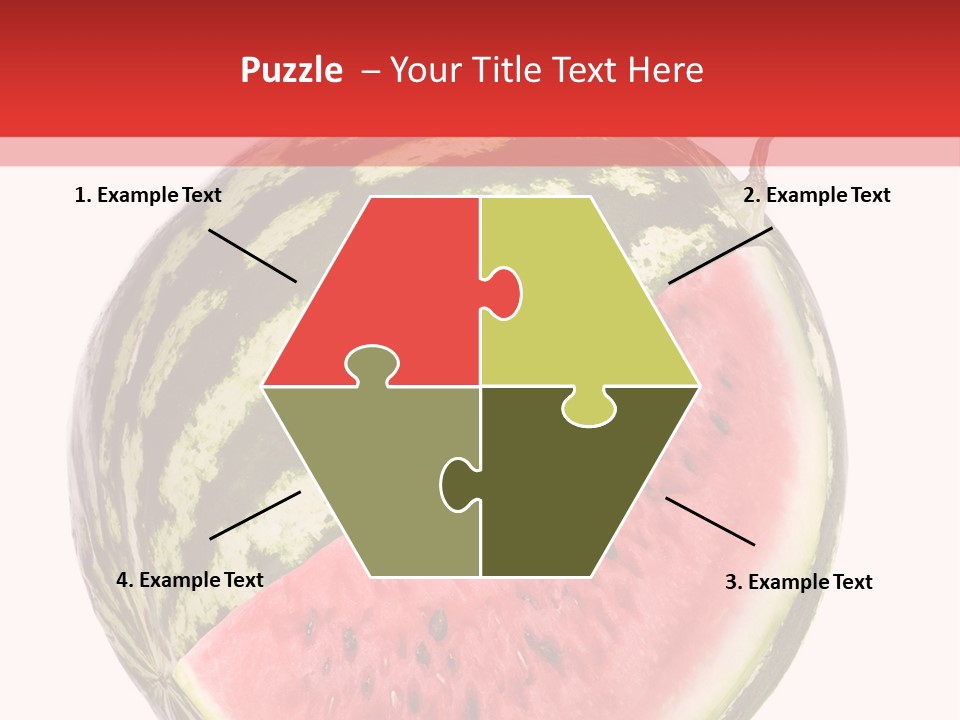 Peel Striped Freshness PowerPoint Template