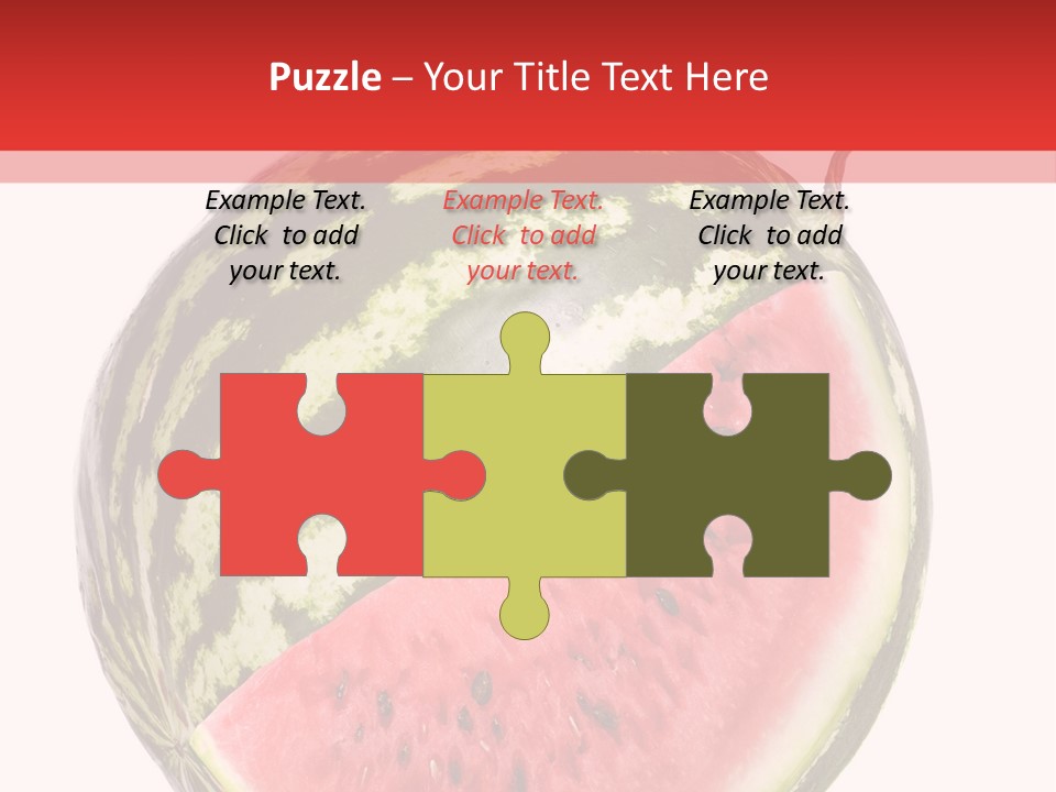 Peel Striped Freshness PowerPoint Template