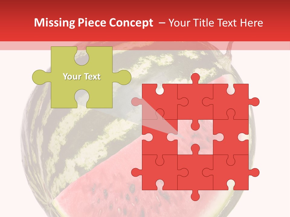 Peel Striped Freshness PowerPoint Template