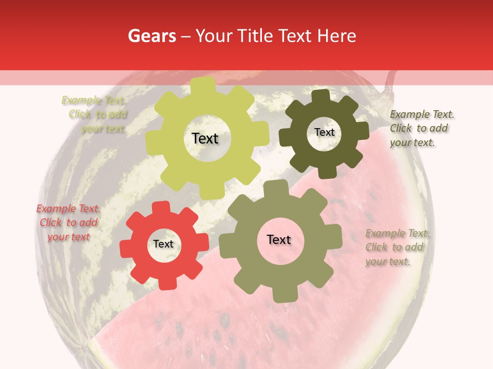 Peel Striped Freshness PowerPoint Template