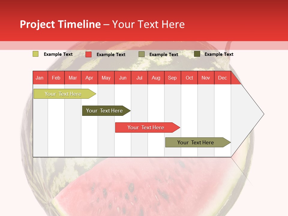Peel Striped Freshness PowerPoint Template
