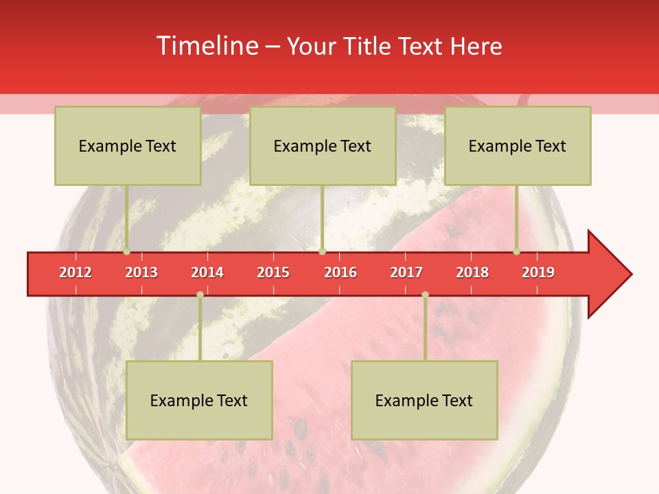 Peel Striped Freshness PowerPoint Template