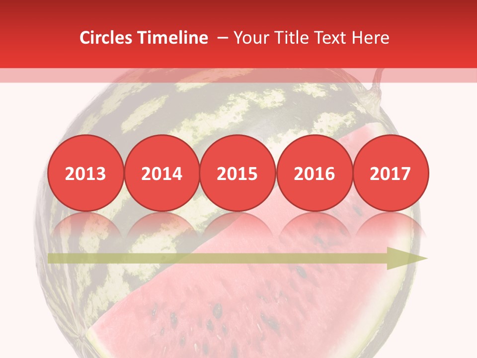 Peel Striped Freshness PowerPoint Template