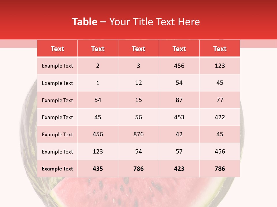 Peel Striped Freshness PowerPoint Template