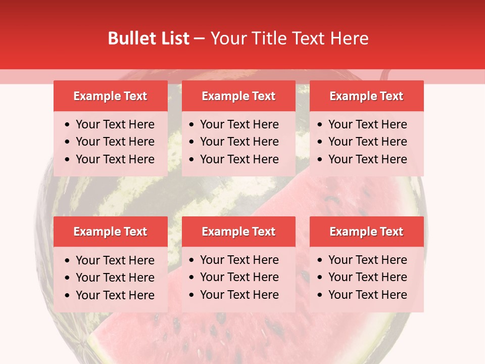 Peel Striped Freshness PowerPoint Template