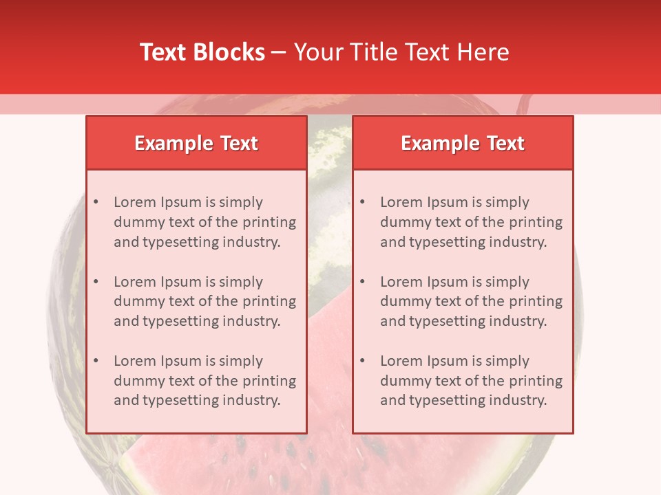 Peel Striped Freshness PowerPoint Template