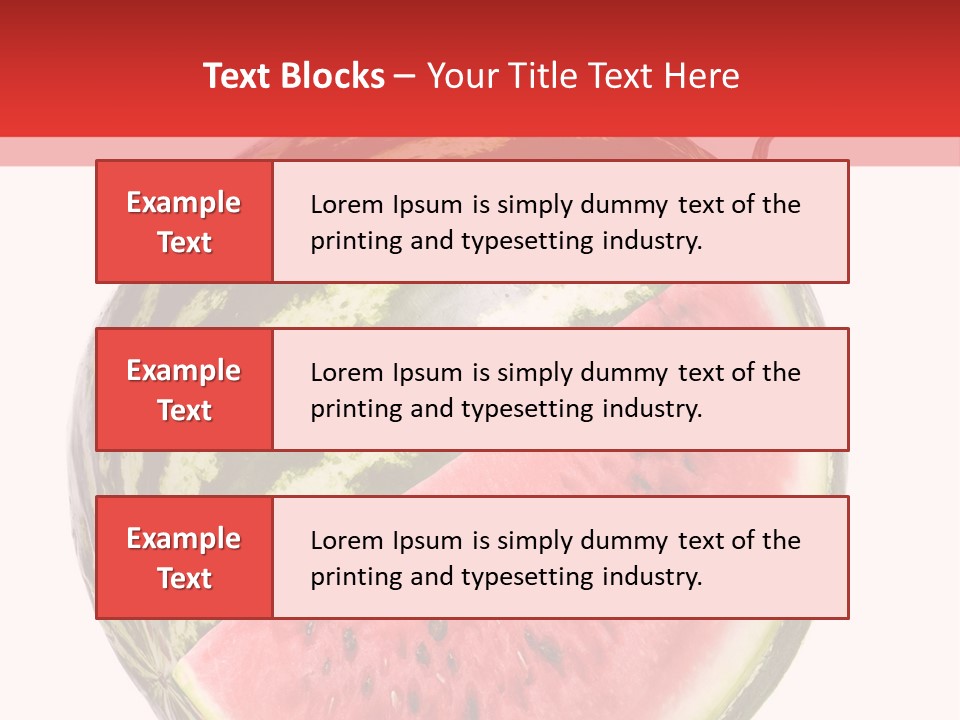 Peel Striped Freshness PowerPoint Template