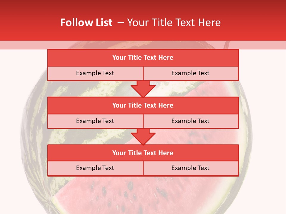 Peel Striped Freshness PowerPoint Template