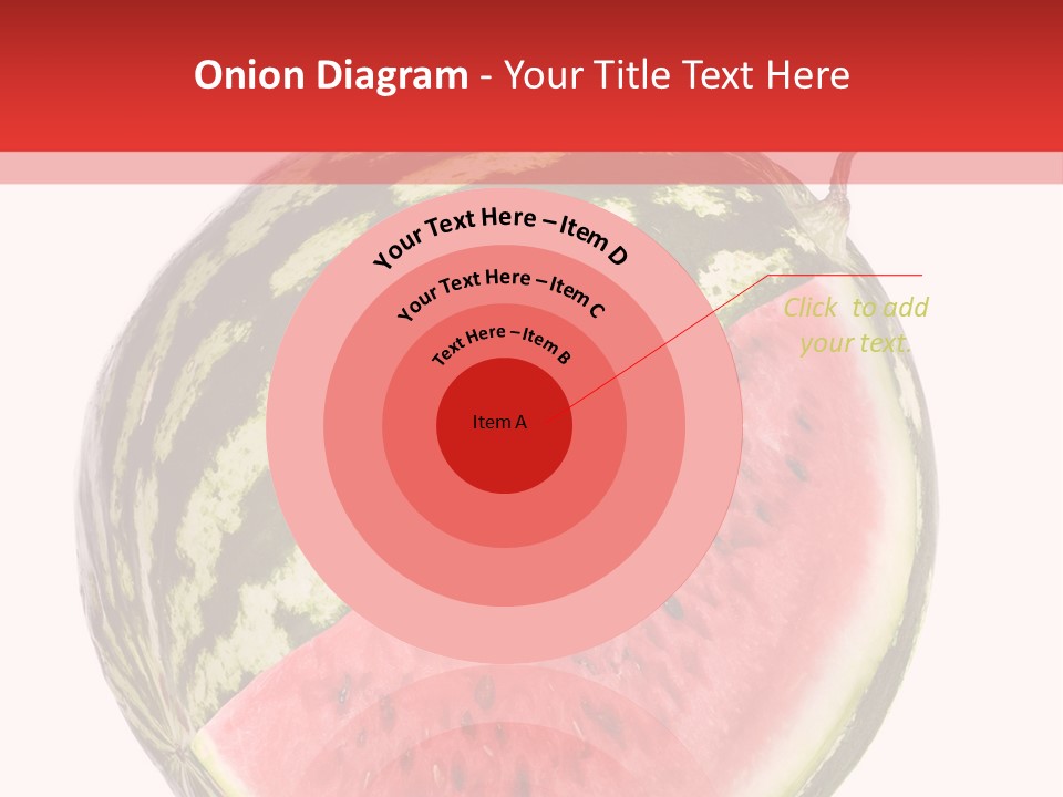 Peel Striped Freshness PowerPoint Template