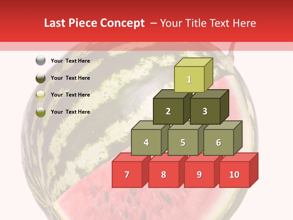 Peel Striped Freshness PowerPoint Template