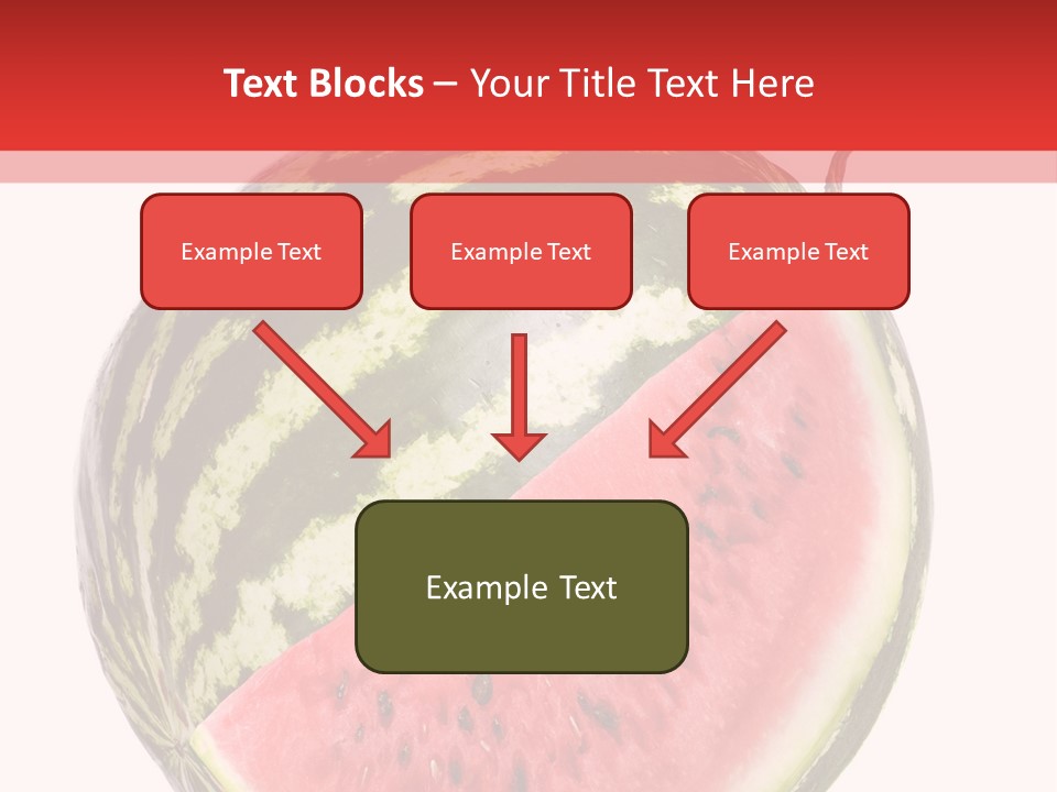 Peel Striped Freshness PowerPoint Template
