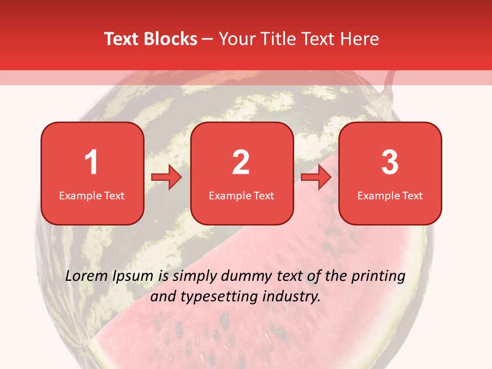 Peel Striped Freshness PowerPoint Template