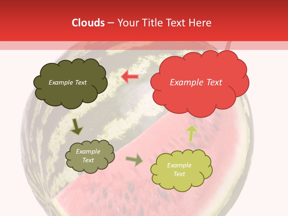 Peel Striped Freshness PowerPoint Template