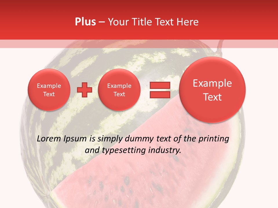 Peel Striped Freshness PowerPoint Template