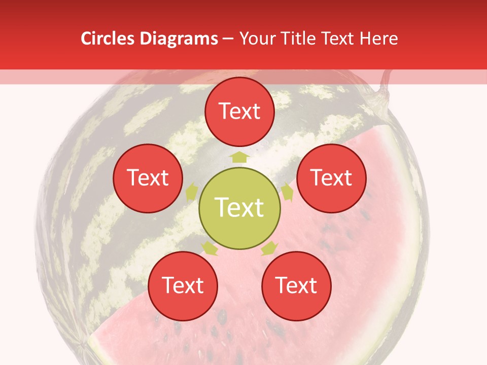 Peel Striped Freshness PowerPoint Template