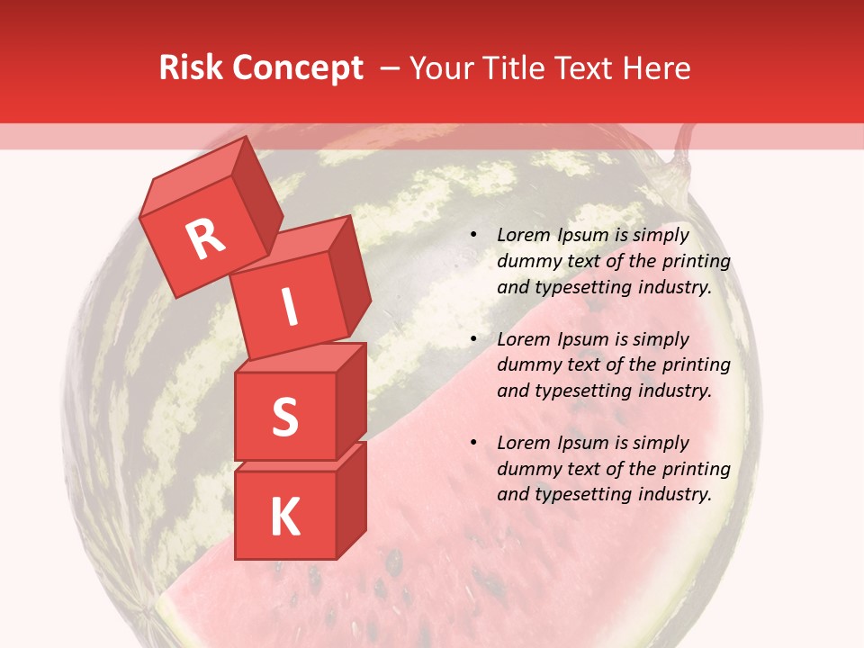 Peel Striped Freshness PowerPoint Template