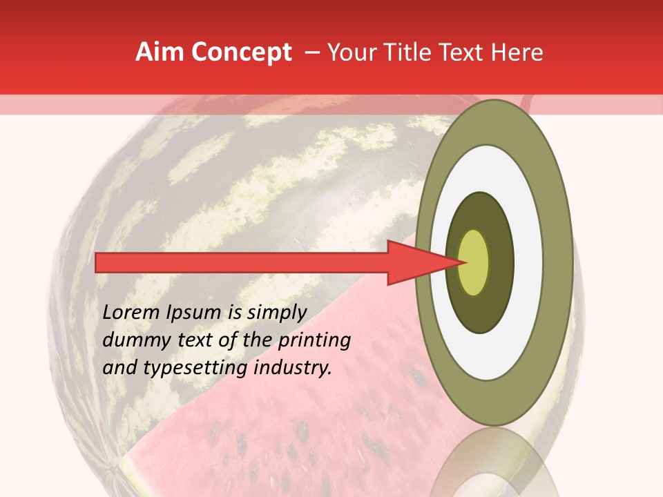 Peel Striped Freshness PowerPoint Template