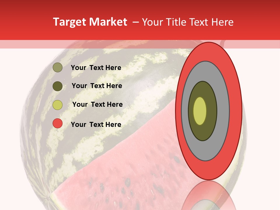 Peel Striped Freshness PowerPoint Template