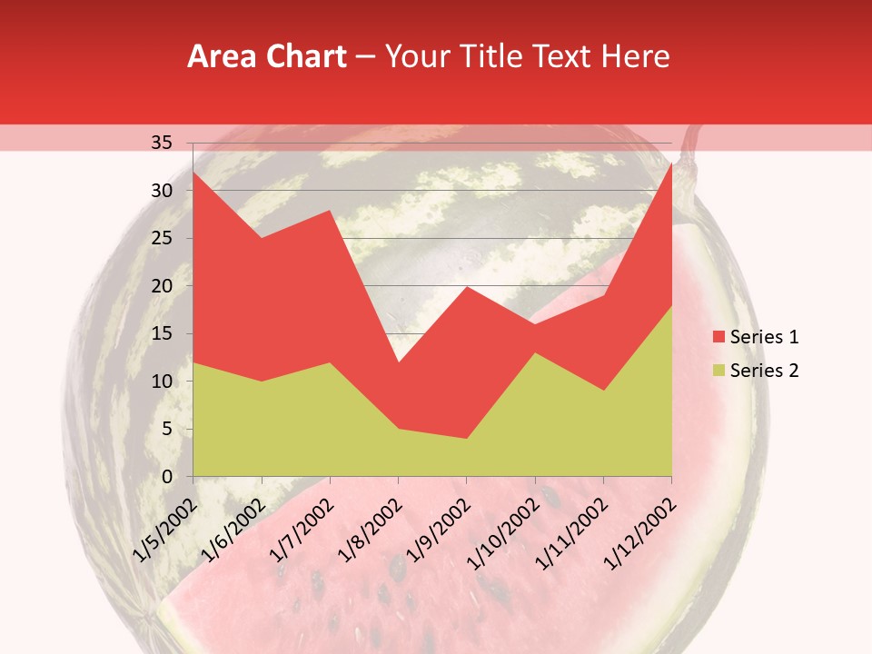 Peel Striped Freshness PowerPoint Template