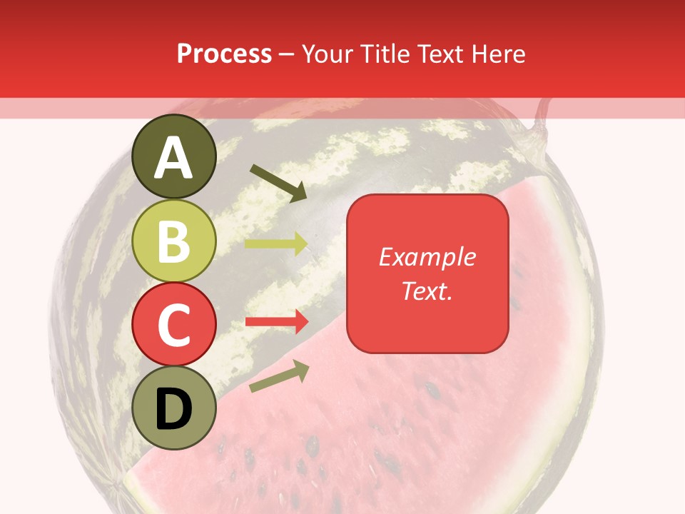 Peel Striped Freshness PowerPoint Template