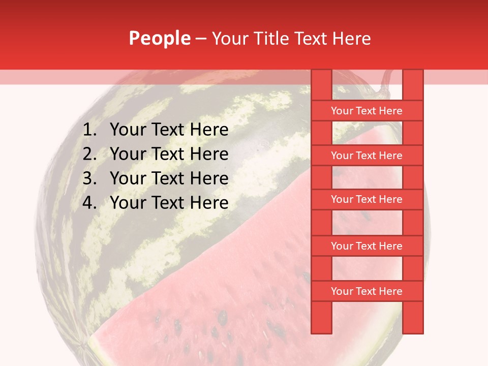 Peel Striped Freshness PowerPoint Template