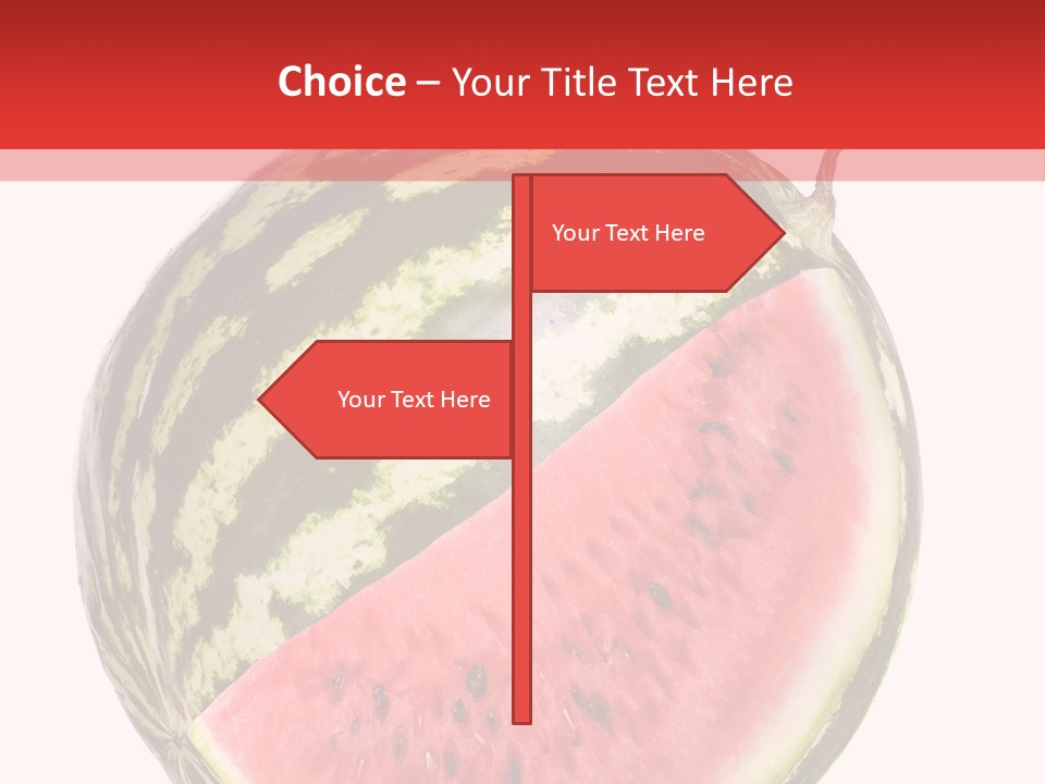 Peel Striped Freshness PowerPoint Template