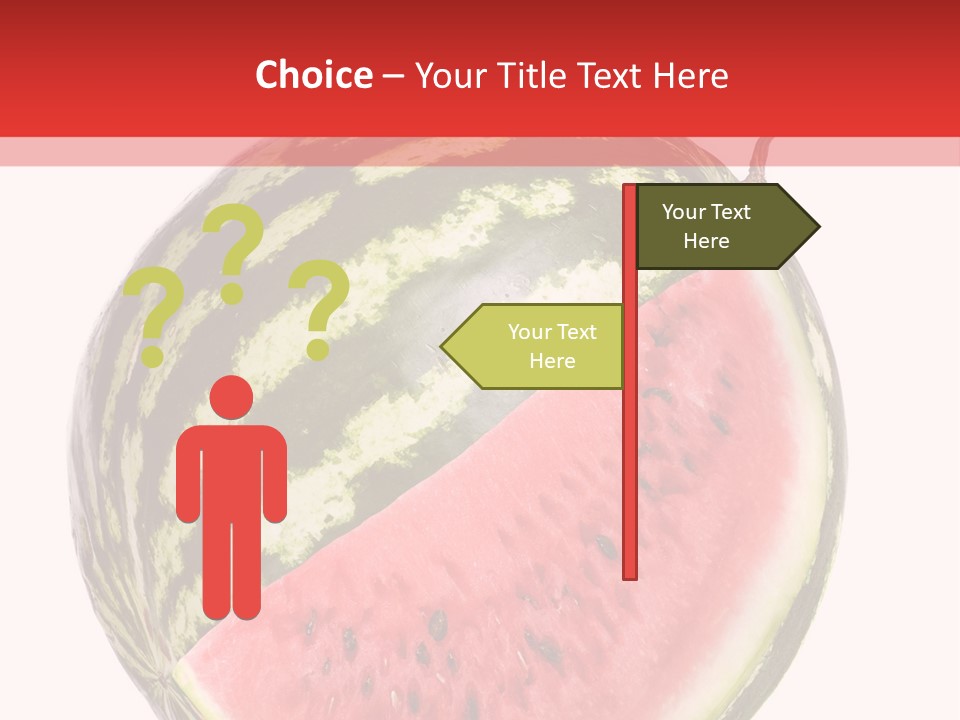 Peel Striped Freshness PowerPoint Template
