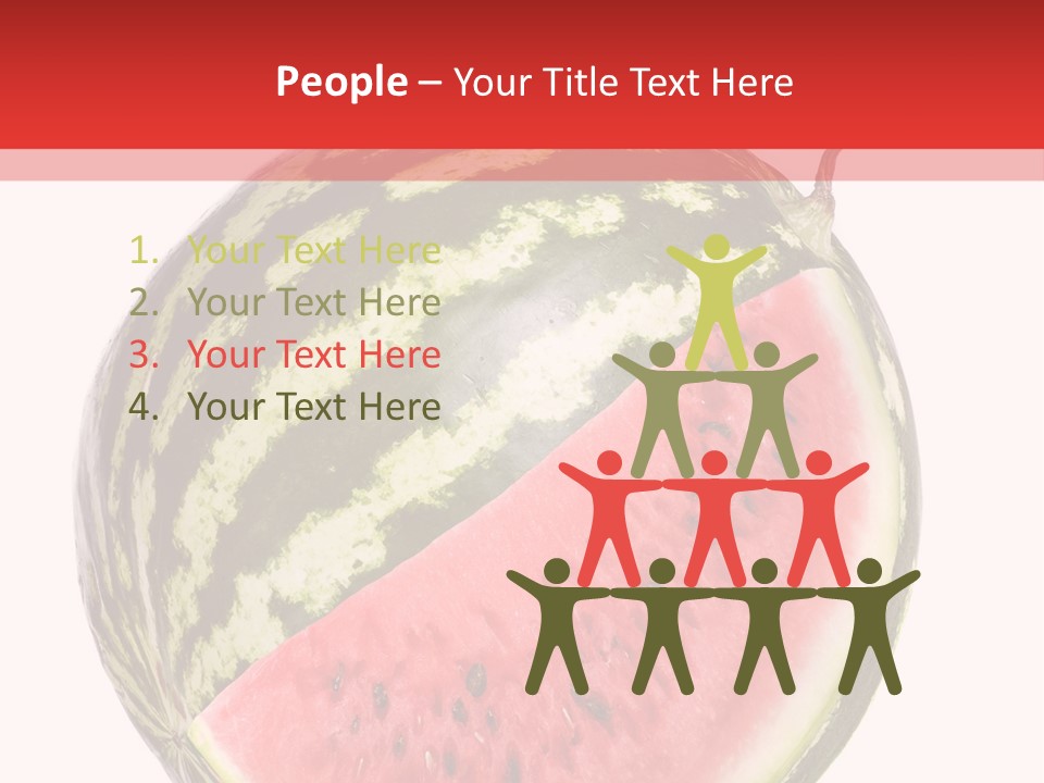 Peel Striped Freshness PowerPoint Template