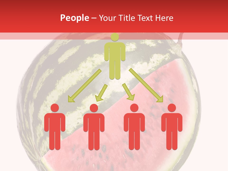 Peel Striped Freshness PowerPoint Template