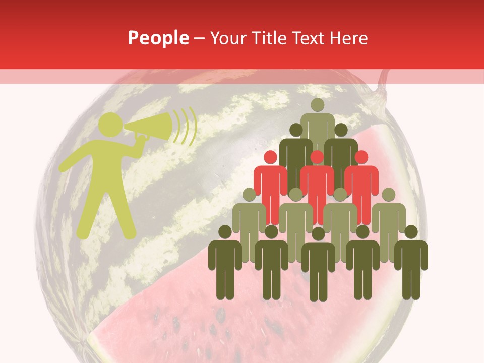 Peel Striped Freshness PowerPoint Template