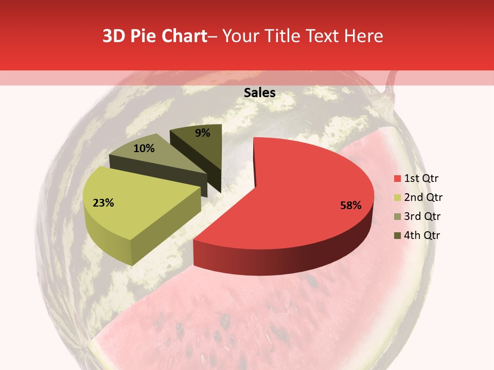 Peel Striped Freshness PowerPoint Template