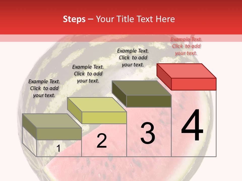 Peel Striped Freshness PowerPoint Template