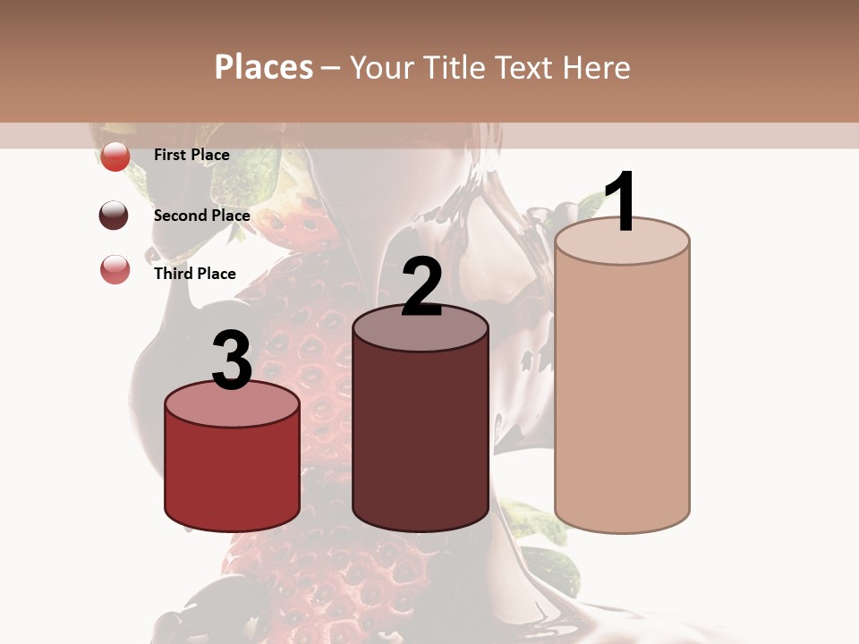 Bright Chocolate Berry PowerPoint Template