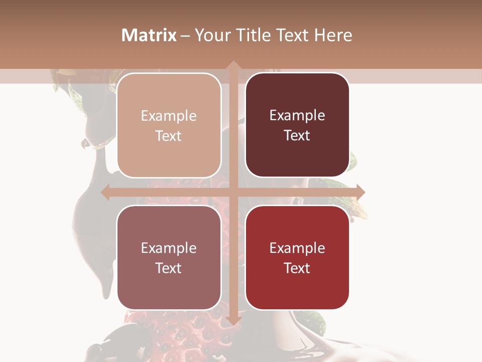 Bright Chocolate Berry PowerPoint Template