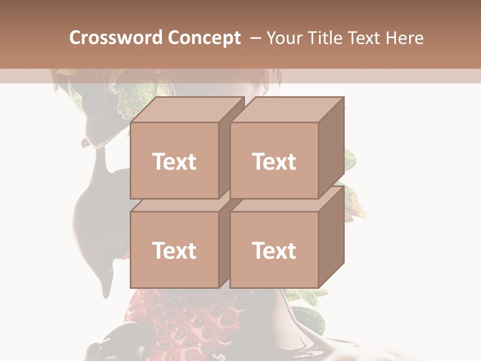 Bright Chocolate Berry PowerPoint Template