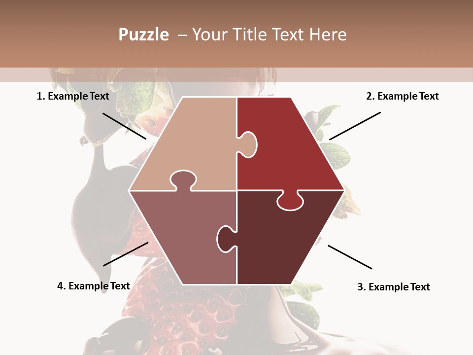 Bright Chocolate Berry PowerPoint Template