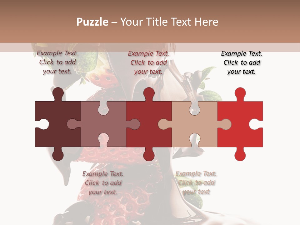 Bright Chocolate Berry PowerPoint Template
