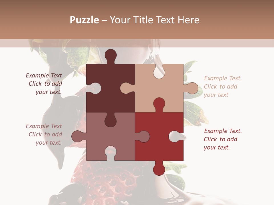 Bright Chocolate Berry PowerPoint Template