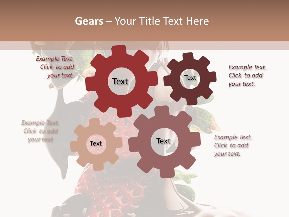 Bright Chocolate Berry PowerPoint Template