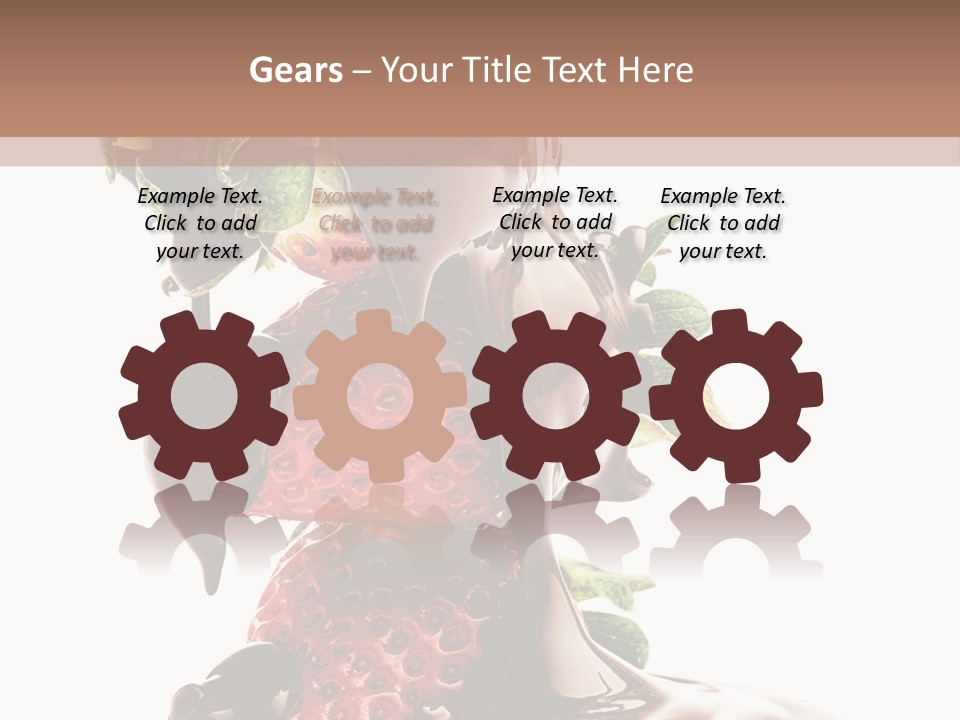 Bright Chocolate Berry PowerPoint Template