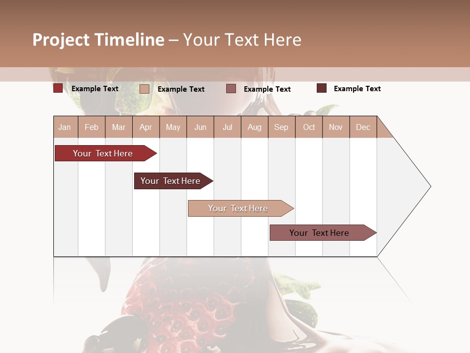 Bright Chocolate Berry PowerPoint Template