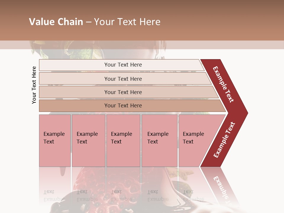 Bright Chocolate Berry PowerPoint Template