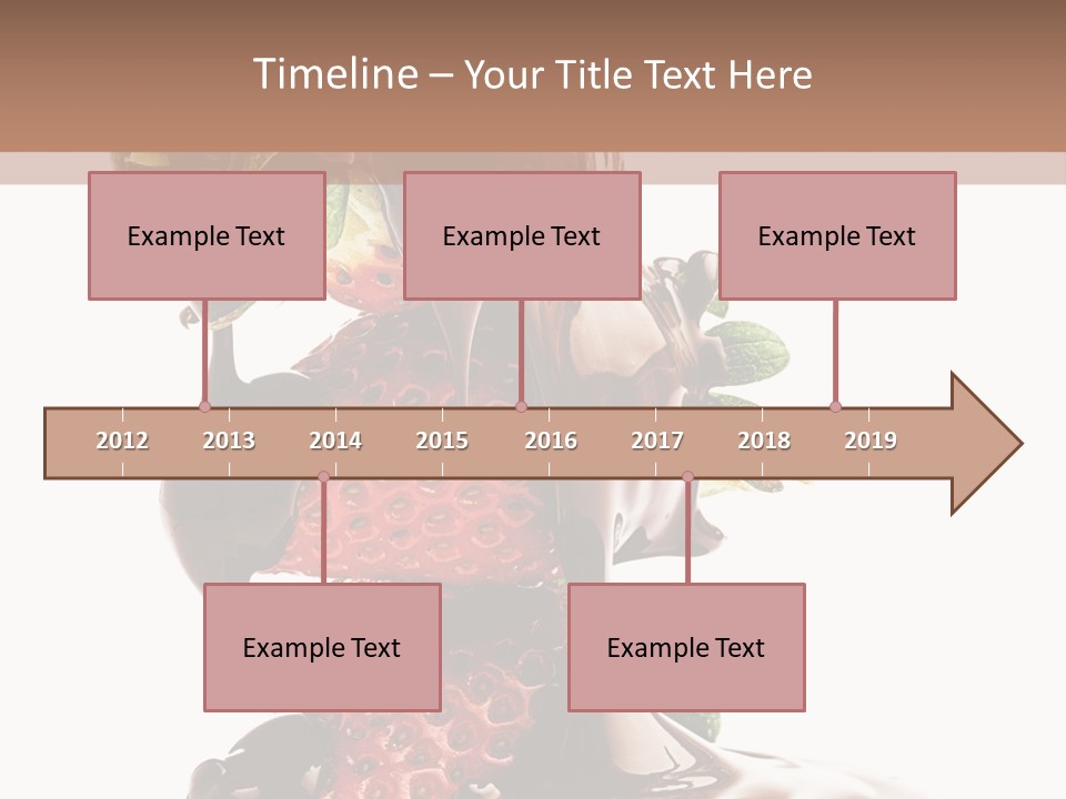 Bright Chocolate Berry PowerPoint Template